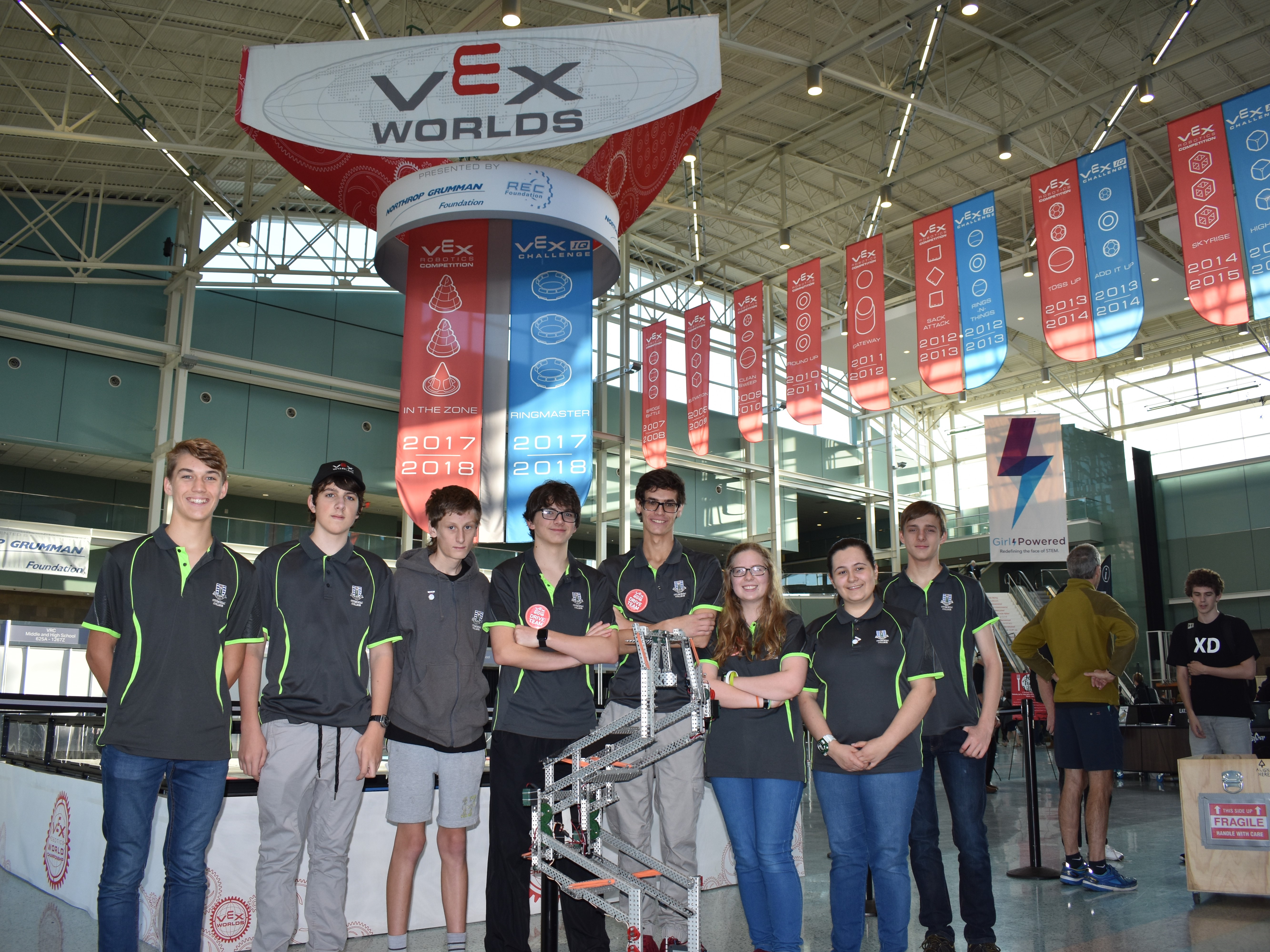 Team photo taken at worlds